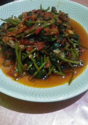 Foto resep Sambal Kangkung Teri