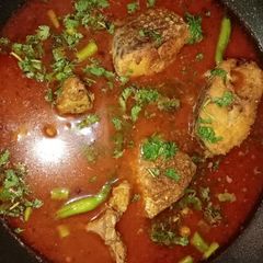 Fish curry A picture of Fish curry.