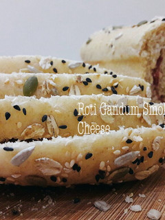 Foto resep Roti gandum smoked beef n cheese