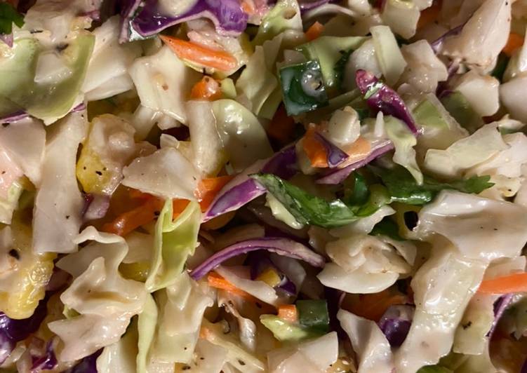 Simple Way to Prepare Speedy Pineapple-Mango Mexican Slaw