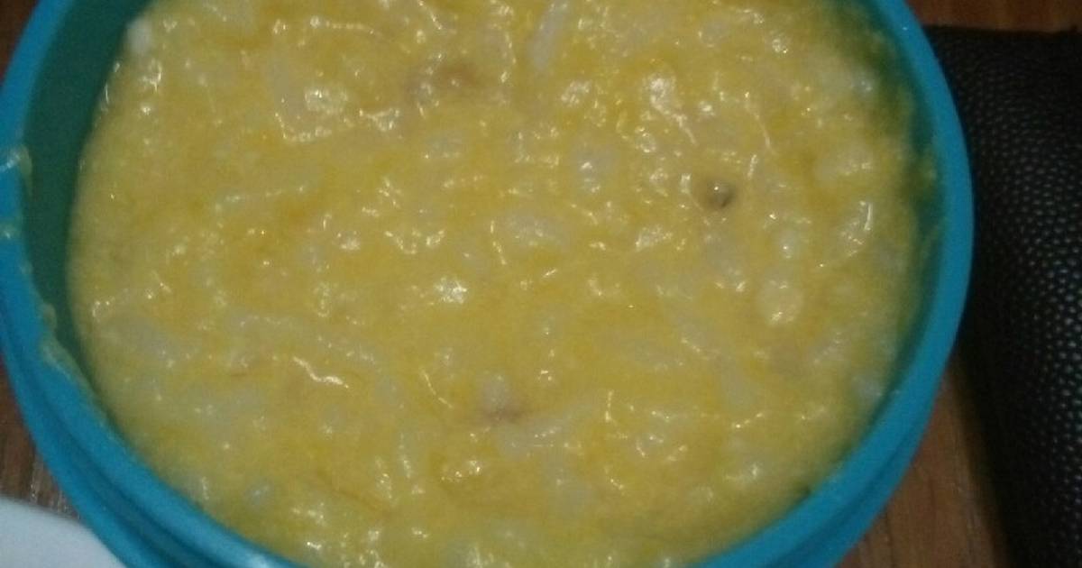 Resep Bubur jagung manis double prohe mpasi 9 bulan oleh Witri Uli