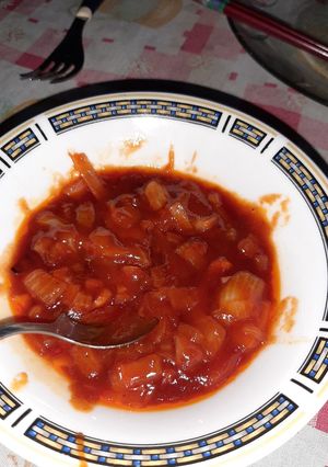 Una foto de Salsa barbacoa en dos pasos