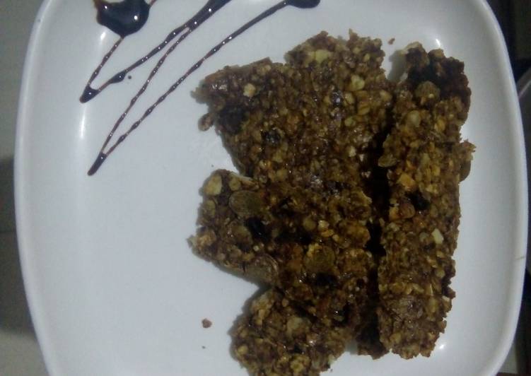 Recipe of Super Quick Homemade Oats energy bar….