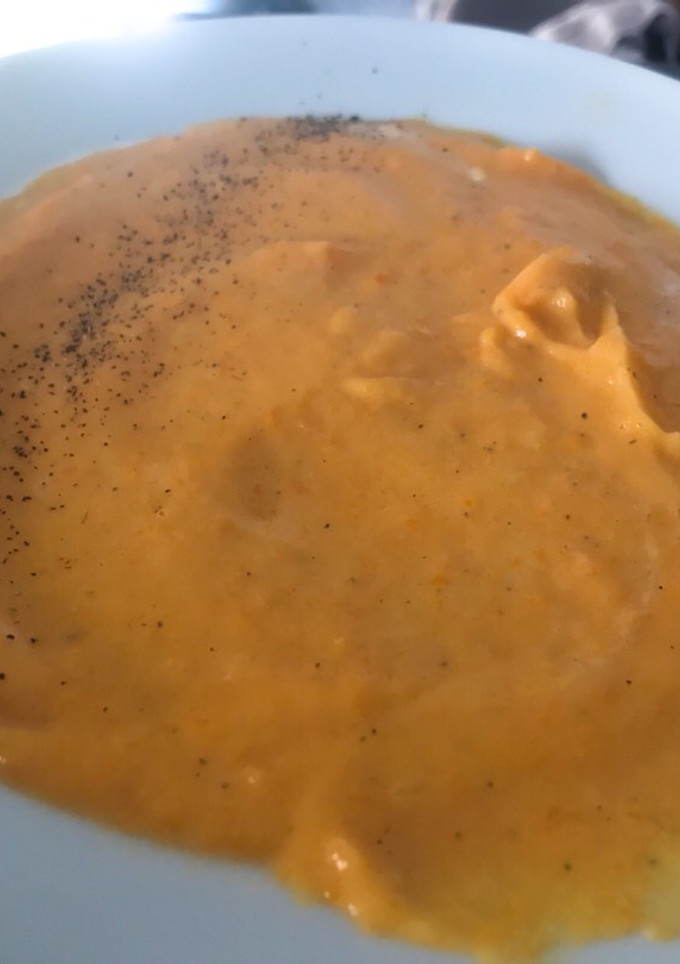 Una foto de Crema de zanahoria