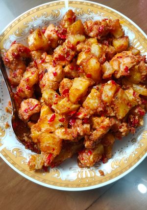 Foto resep Ayam kentang balado