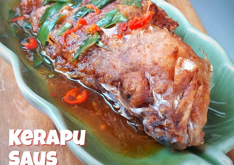 Cara Gampang Membuat Kerapu Saus Cuka Karamel Anti Gagal