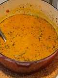 Creme de Cenoura com Coentros