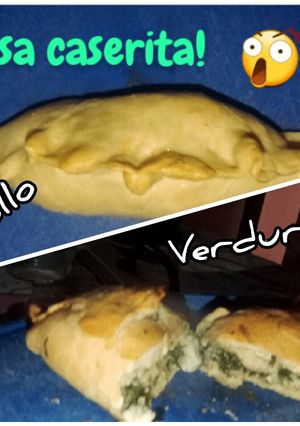 Una foto de Empanaditas con masa casera...😉💖