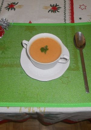 Una foto de Crema de marisco