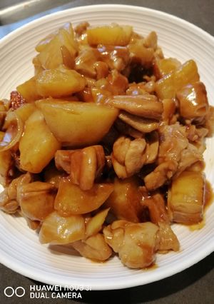 A picture of Braised Chicken and Potato.