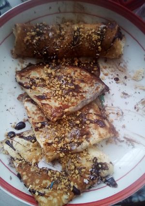 صورة لوصفة كريب بالشوكولا