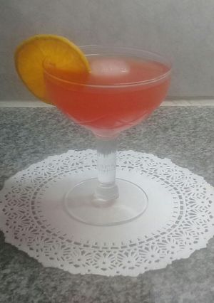 Una foto de Campari con jugo de naranja