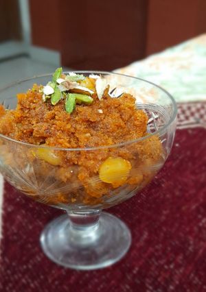 A picture of Gajar Halwa(desi style).