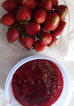 Foto resep Sley strawberry (tanpa ribet)