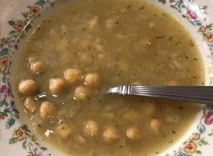Una foto de LABLABI, SOPA DE GARBANZOS DE TÚNEZ