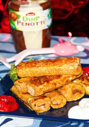 A picture of French Toast Roll-ups.