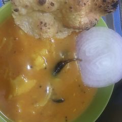 A picture of Tuvar dal dhokli.
