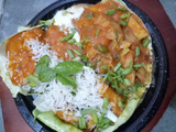 સિઝલર ડીશ.(sizzler recipe in Gujarati)