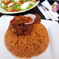 Nigerian Party Jollof Rice A picture of Nigerian Party Jollof Rice.