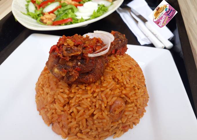 The Best Nigerian Party Jollof Rice Recipe – Grubfection By EbunOluwa