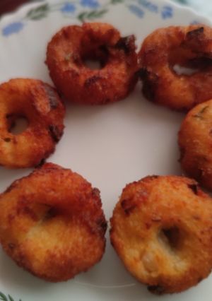 A picture of Leftover Rice Pakoda.