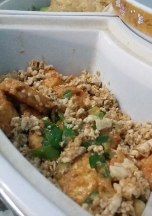 Foto resep Tofu telur asin. Murah dan simple!
