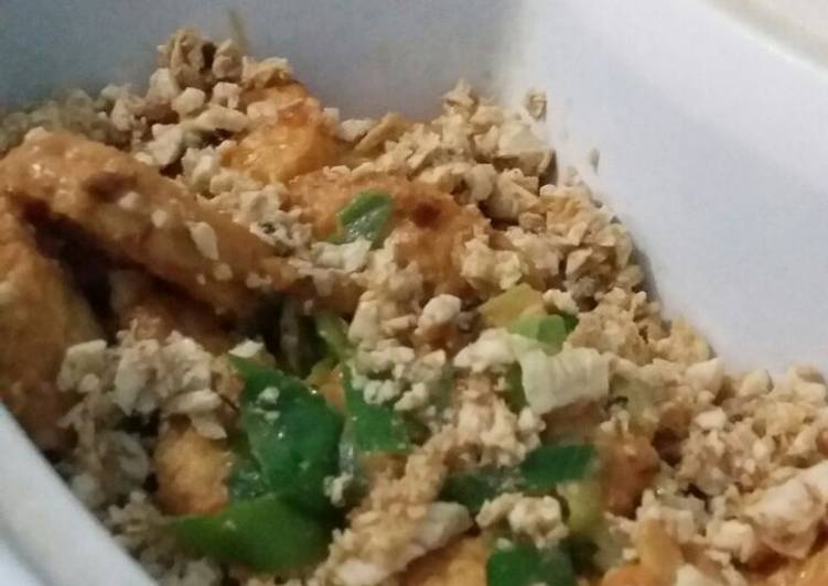 Tofu telur asin. Murah dan simple!