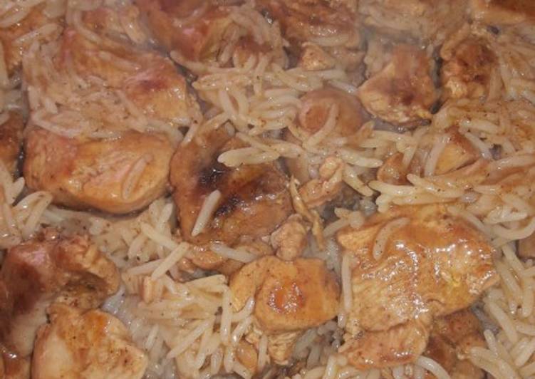 رز بستيك الدجاج