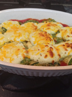 Una foto de Canelones de calabacín con espinacas y bechamel Thermomix
