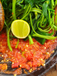 Foto resep Plecing kangkung sambel jeruk nipis