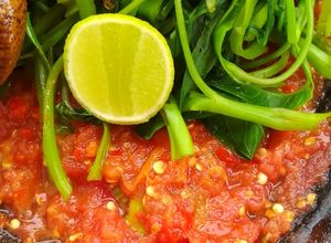 Foto resep Plecing kangkung sambel jeruk nipis