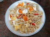 Taoge tumis telur,telur asin