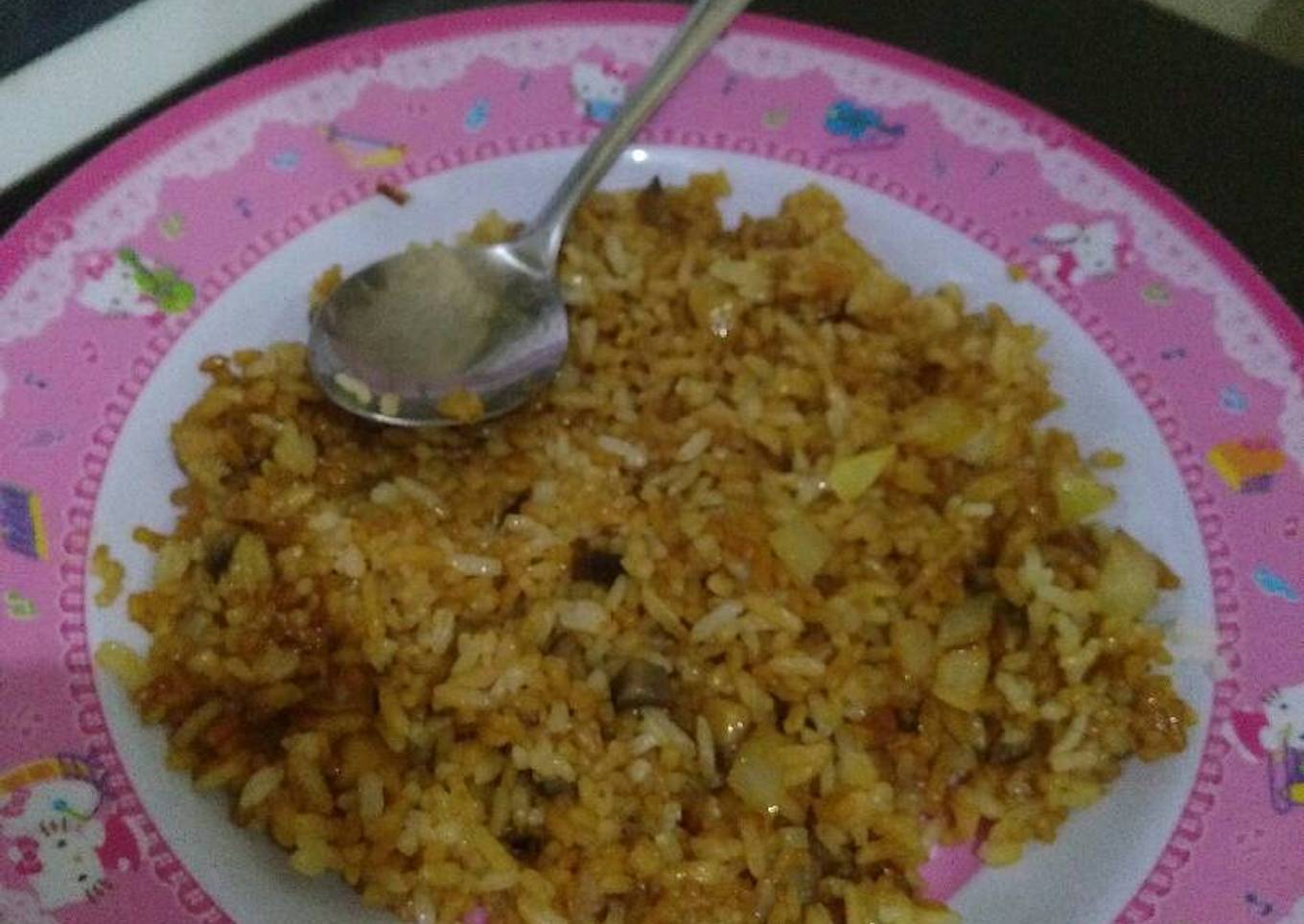 Nasi goreng vegetarian untuk anak alergi