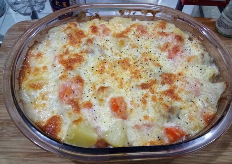 Mozarella baked rice a.k.a nasi panggang mozarella