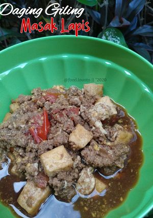 Foto resep Daging Giling Masak Lapis