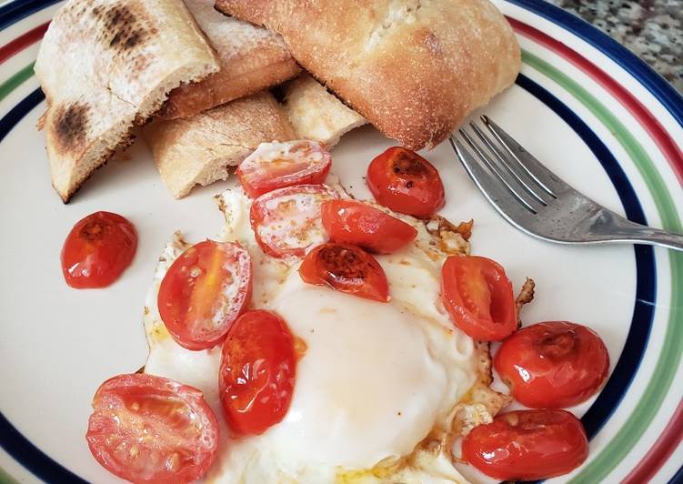 Recipe Of Perfect Egg 🥚 With Tomatoes 😋 - America Ferrera