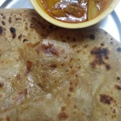 A picture of Oats mix paratha.