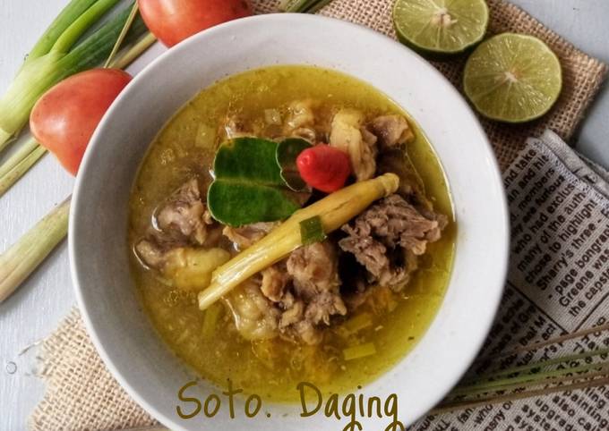 Langkah Mudah Menyiapkan Soto Daging Yang Enak