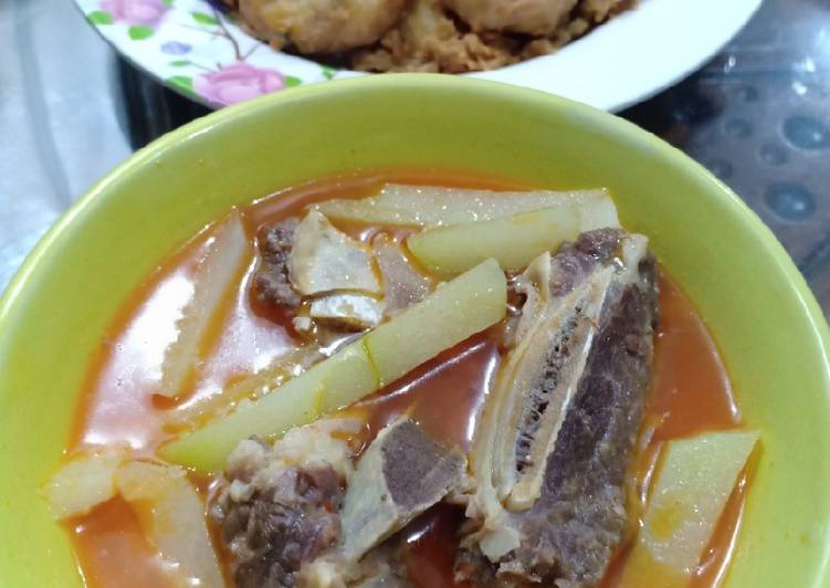 Resep Labu Iga Sapi Santan yang Bikin Ngiler