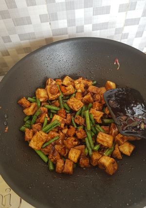 Foto resep Oseng tahu tempe kacang panjang hemat dan cepat
