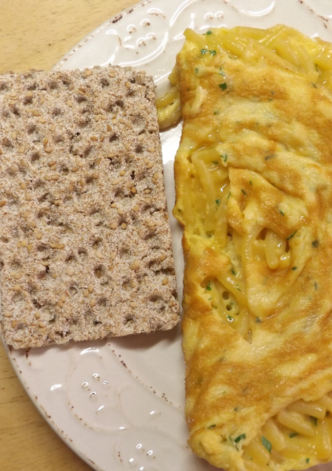 Una foto de Tortillita sencilla y saludable de "bigoli"