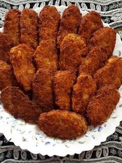 عکسی از دستور کتلت گوشت چرخ کرده