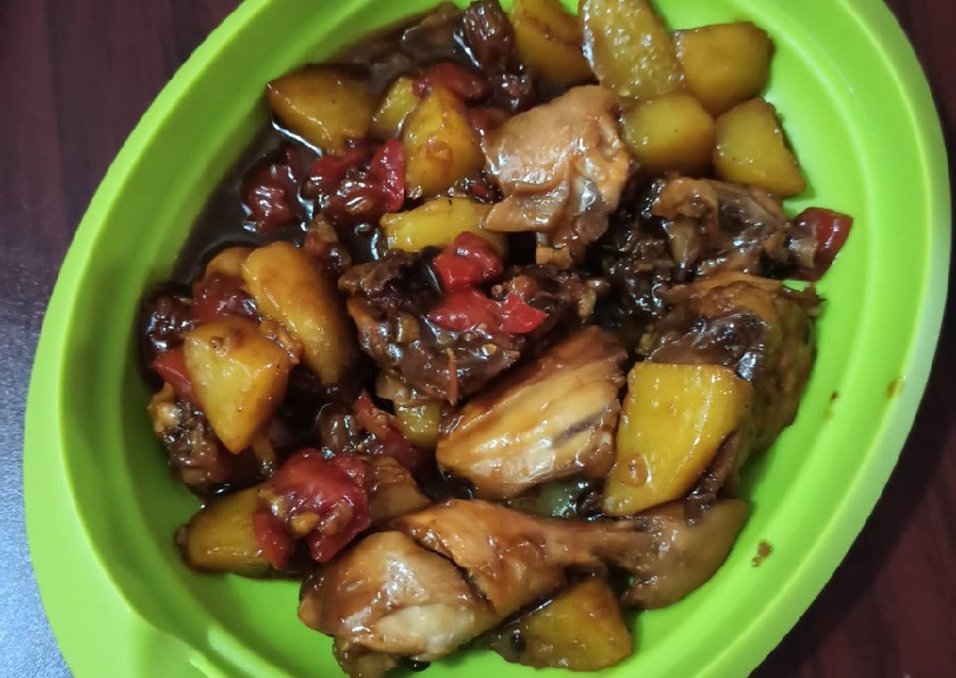 Ayam kentang kecap