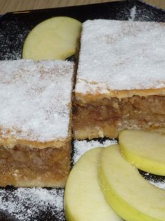 Almás pite (cukormentes) recept fotója