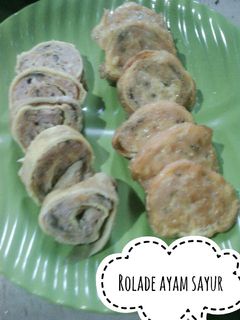 Foto resep Rolade ayam sayur