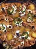 Pizza tropical saludable