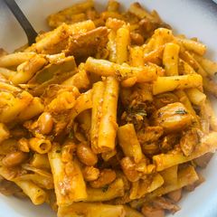 A picture of Macaroni and Tin Fish (Quick Meal).
