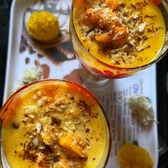 A picture of Mango milkshake.