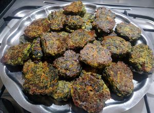Una foto de Croquetas de espinaca deshidratada sin tacc súper fáciles