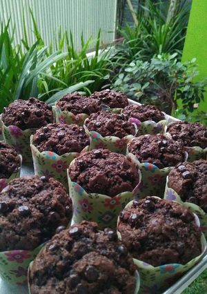 Foto resep Muffin pisang coklat